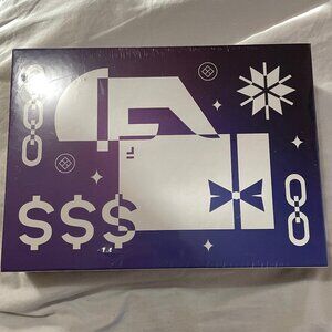 NIB 1,000 PC Jigsaw Puzzle Expert Level Purple & White Geometric 19.25" x 28"